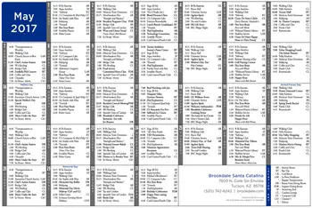 Activity Calendar of Brookdale Santa Catalina, Assisted Living, Nursing Home, Independent Living, CCRC, Tucson, AZ 7