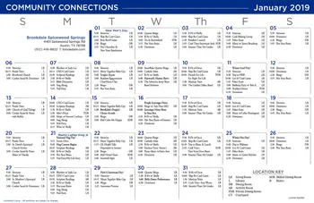 Activity Calendar of Brookdale Spicewood Springs, Assisted Living, Nursing Home, Independent Living, CCRC, Austin, TX 3
