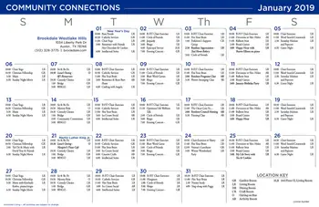 Activity Calendar of Brookdale Westlake Hills, Assisted Living, Nursing Home, Independent Living, CCRC, Austin, TX 3