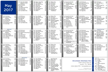 Activity Calendar of Brookdale Westlake Hills, Assisted Living, Nursing Home, Independent Living, CCRC, Austin, TX 5