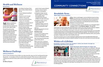 Activity Calendar of Brookdale Westlake Village, Assisted Living, Nursing Home, Independent Living, CCRC, Westlake, OH 2