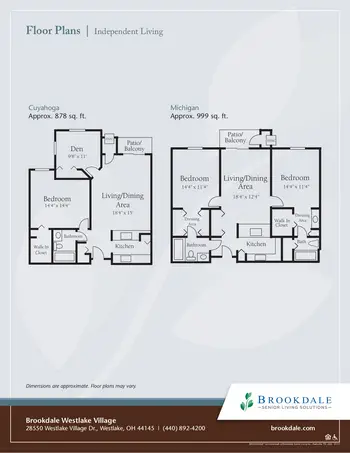 Floorplan of Brookdale Westlake Village, Assisted Living, Nursing Home, Independent Living, CCRC, Westlake, OH 11