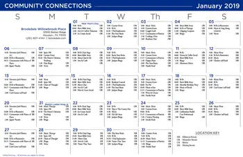 Activity Calendar of Brookdale Willowbrook Place, Assisted Living, Nursing Home, Independent Living, CCRC, Houston, TX 11