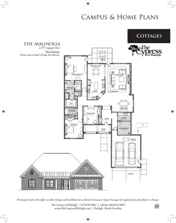 Floorplan of The Cypress of Raleigh, Assisted Living, Nursing Home, Independent Living, CCRC, Raleigh, NC 10