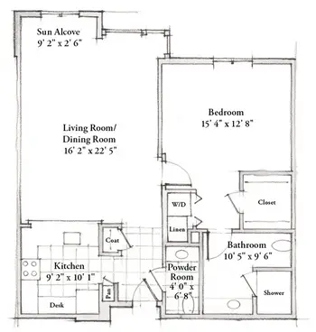 Floorplan of Legacy Willow Bend, Assisted Living, Nursing Home, Independent Living, CCRC, Plano, TX 3