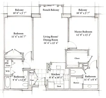 Floorplan of Legacy Willow Bend, Assisted Living, Nursing Home, Independent Living, CCRC, Plano, TX 4