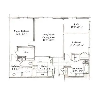 Floorplan of Legacy Willow Bend, Assisted Living, Nursing Home, Independent Living, CCRC, Plano, TX 7