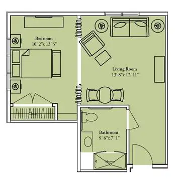 Floorplan of Legacy Willow Bend, Assisted Living, Nursing Home, Independent Living, CCRC, Plano, TX 11