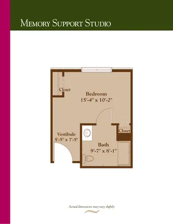 Floorplan of Concordia Life Care Community, Assisted Living, Nursing Home, Independent Living, CCRC, Oklahoma City, OK 2