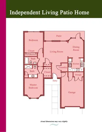 Floorplan of Concordia Life Care Community, Assisted Living, Nursing Home, Independent Living, CCRC, Oklahoma City, OK 6