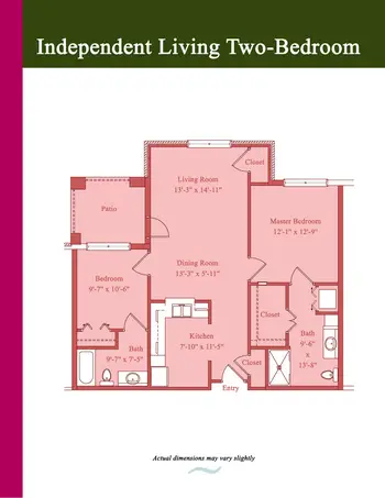 Floorplan of Concordia Life Care Community, Assisted Living, Nursing Home, Independent Living, CCRC, Oklahoma City, OK 9