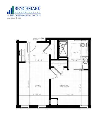 Floorplan of The Commons In Lincoln, Assisted Living, Nursing Home, Independent Living, CCRC, Lincoln, MA 4