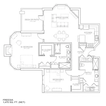 Floorplan of The Willows at Brooking Park, Assisted Living, Nursing Home, Independent Living, CCRC, Chesterfield, MO 4