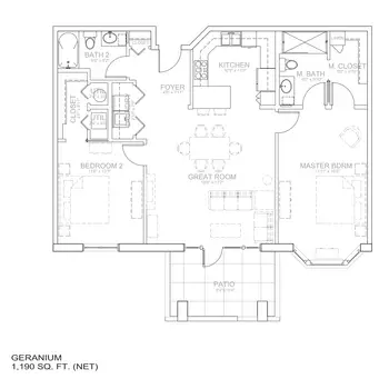 Floorplan of The Willows at Brooking Park, Assisted Living, Nursing Home, Independent Living, CCRC, Chesterfield, MO 5