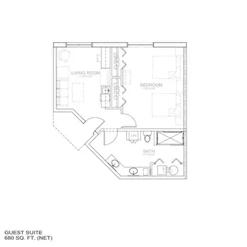 Floorplan of The Willows at Brooking Park, Assisted Living, Nursing Home, Independent Living, CCRC, Chesterfield, MO 6