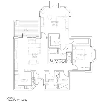 Floorplan of The Willows at Brooking Park, Assisted Living, Nursing Home, Independent Living, CCRC, Chesterfield, MO 7