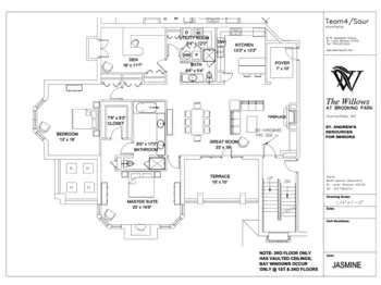 Floorplan of The Willows at Brooking Park, Assisted Living, Nursing Home, Independent Living, CCRC, Chesterfield, MO 17