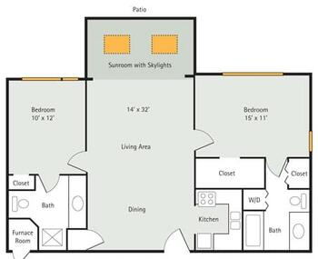 Floorplan of Four Seasons, Assisted Living, Nursing Home, Independent Living, CCRC, Columbus, IN 2