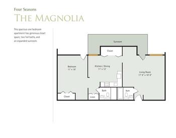 Floorplan of Four Seasons, Assisted Living, Nursing Home, Independent Living, CCRC, Columbus, IN 9