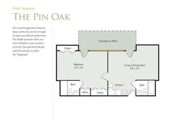 Floorplan of Four Seasons, Assisted Living, Nursing Home, Independent Living, CCRC, Columbus, IN 11