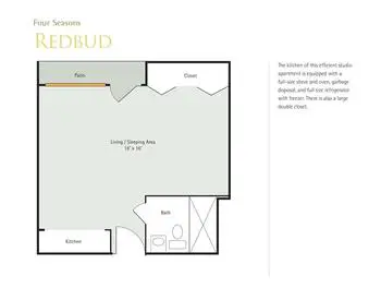 Floorplan of Four Seasons, Assisted Living, Nursing Home, Independent Living, CCRC, Columbus, IN 12