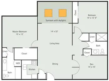 Floorplan of Four Seasons, Assisted Living, Nursing Home, Independent Living, CCRC, Columbus, IN 15