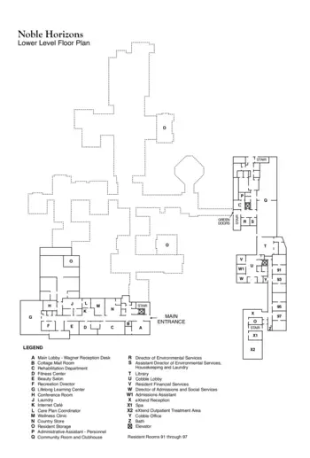 Floorplan of Noble Horizons, Assisted Living, Nursing Home, Independent Living, CCRC, Salisbury, CT 6