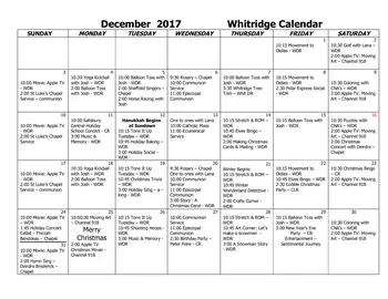 Activity Calendar of Noble Horizons, Assisted Living, Nursing Home, Independent Living, CCRC, Salisbury, CT 8