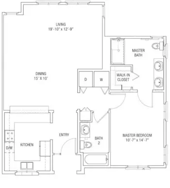 Floorplan of Forest Hill, Assisted Living, Nursing Home, Independent Living, CCRC, Pacific Grove, CA 2
