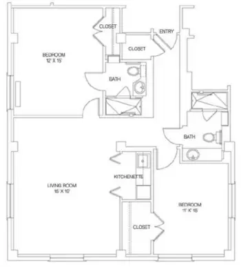 Floorplan of Forest Hill, Assisted Living, Nursing Home, Independent Living, CCRC, Pacific Grove, CA 7
