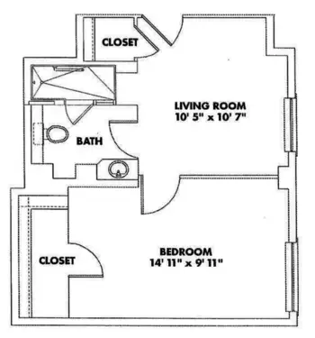 Floorplan of Forest Hill, Assisted Living, Nursing Home, Independent Living, CCRC, Pacific Grove, CA 8