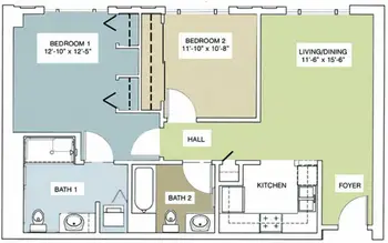 Floorplan of Forest Hill, Assisted Living, Nursing Home, Independent Living, CCRC, Pacific Grove, CA 12