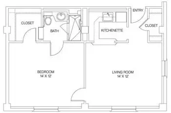 Floorplan of Forest Hill, Assisted Living, Nursing Home, Independent Living, CCRC, Pacific Grove, CA 15