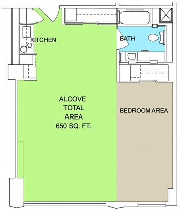 Floorplan of Lake Park Oakland, Assisted Living, Nursing Home, Independent Living, CCRC, Oakland, CA 1
