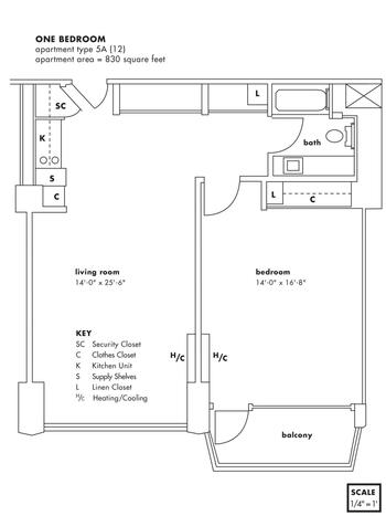 Floorplan of Lake Park Oakland, Assisted Living, Nursing Home, Independent Living, CCRC, Oakland, CA 5
