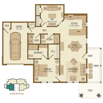 Floorplan of Givens Highland Farms, Assisted Living, Nursing Home, Independent Living, CCRC, Black Mountain, NC 3