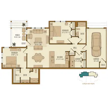 Floorplan of Givens Highland Farms, Assisted Living, Nursing Home, Independent Living, CCRC, Black Mountain, NC 6