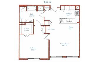 Floorplan of Fountainview, Assisted Living, Nursing Home, Independent Living, CCRC, Reseda, CA 8