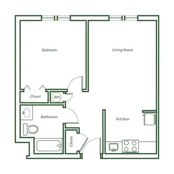 Floorplan of Quail Haven Village, Assisted Living, Nursing Home, Independent Living, CCRC, Pinehurst, NC 3