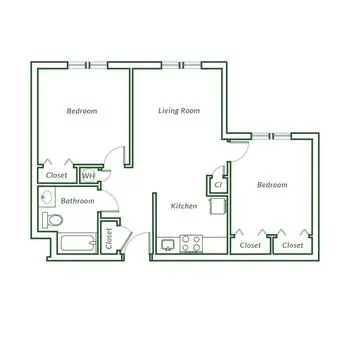 Floorplan of Quail Haven Village, Assisted Living, Nursing Home, Independent Living, CCRC, Pinehurst, NC 4