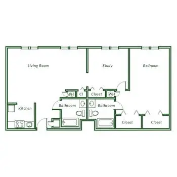 Floorplan of Quail Haven Village, Assisted Living, Nursing Home, Independent Living, CCRC, Pinehurst, NC 5