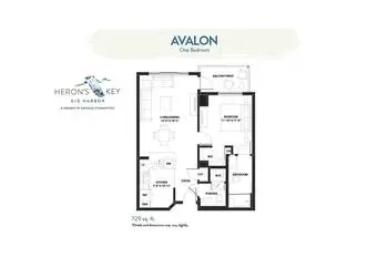 Floorplan of Herons Key, Assisted Living, Nursing Home, Independent Living, CCRC, Gig Harbor, WA 3