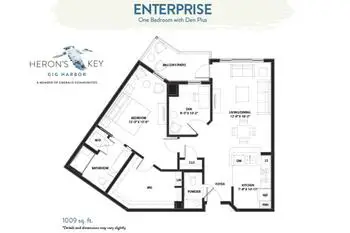 Floorplan of Herons Key, Assisted Living, Nursing Home, Independent Living, CCRC, Gig Harbor, WA 11
