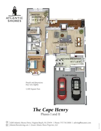 Floorplan of Atlantic Shores, Assisted Living, Nursing Home, Independent Living, CCRC, Virginia Beach, VA 2