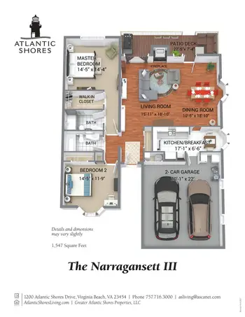 Floorplan of Atlantic Shores, Assisted Living, Nursing Home, Independent Living, CCRC, Virginia Beach, VA 7