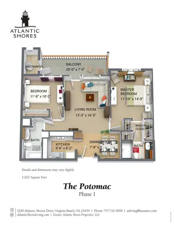 Floorplan of Atlantic Shores, Assisted Living, Nursing Home, Independent Living, CCRC, Virginia Beach, VA 8