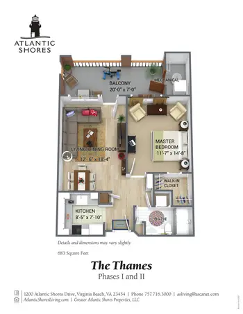 Floorplan of Atlantic Shores, Assisted Living, Nursing Home, Independent Living, CCRC, Virginia Beach, VA 15