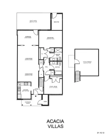 Floorplan of Twin Lakes Community, Assisted Living, Nursing Home, Independent Living, CCRC, Burlington, NC 4