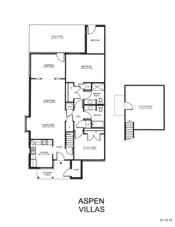 Floorplan of Twin Lakes Community, Assisted Living, Nursing Home, Independent Living, CCRC, Burlington, NC 5