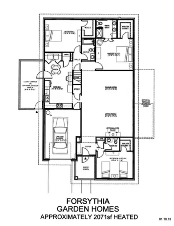 Floorplan of Twin Lakes Community, Assisted Living, Nursing Home, Independent Living, CCRC, Burlington, NC 10
